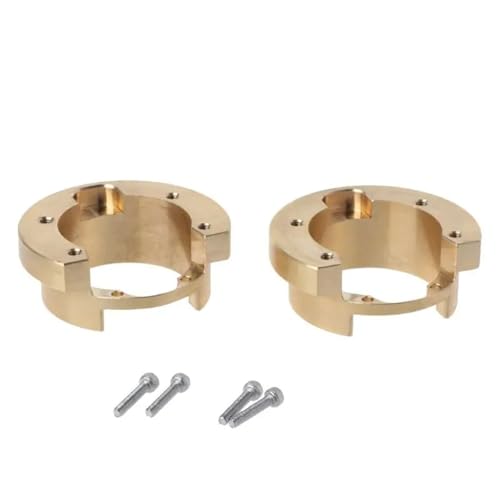 eejinwen 2 STÜCKE for Por-tal Messing Gegengewicht Balance Gewicht 82G for 1:10 RC Crawler for Tra-xxas TRX4 TRX6 von eejinwen