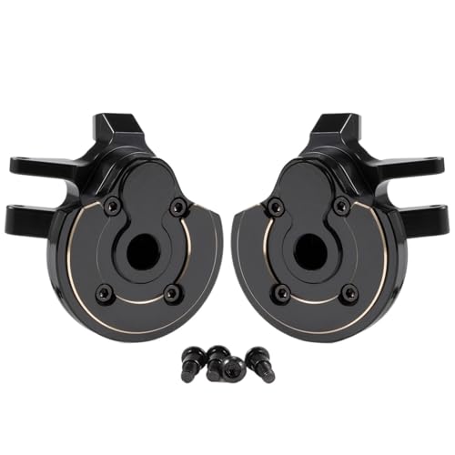 eejinwen 220 g Messing-Portalgewichte-Set, Knöchel und Portalabdeckung for 1/10 RC Crawler Axial for C-apra-Achse SCX10 III AR45P Low Offset-Upgrade(Knuckle and Cover) von eejinwen