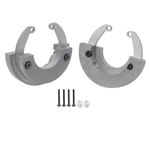 eejinwen 2Pcs for TRX-4 Wolfram Stahl Portal Achse Gewichte Gegengewicht for 1/10 RC Crawler Auto for Trax-xas Trx4 Trx6 Upgrade Teile(B) von eejinwen