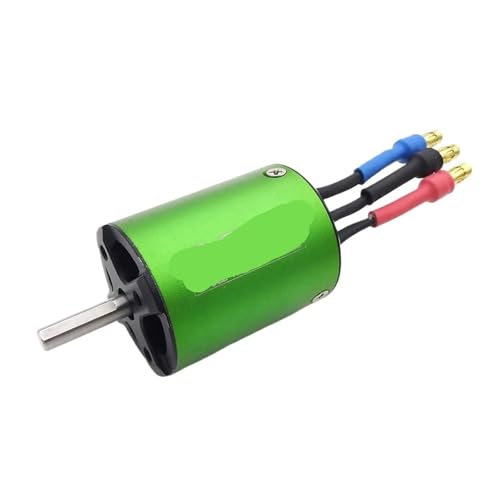 eejinwen 3-4S 2835 KV3300 4-Poliger bürstenloser Motor mit 4 mm Welle und Wasserkühlungsmantel, gekühlte Abdeckung for RC-Boot, Jet, Marineyacht(Motor only) von eejinwen
