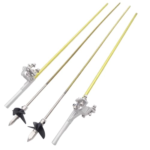 eejinwen 4 mm 350 mm Flexible Welle CW CCW Antriebskabel Welle Federbeinhalterung 36 mm Propeller for RC-Bootsgeschwindigkeit for Mono V for ovalen Katamaran(1Pair LH and RH) von eejinwen