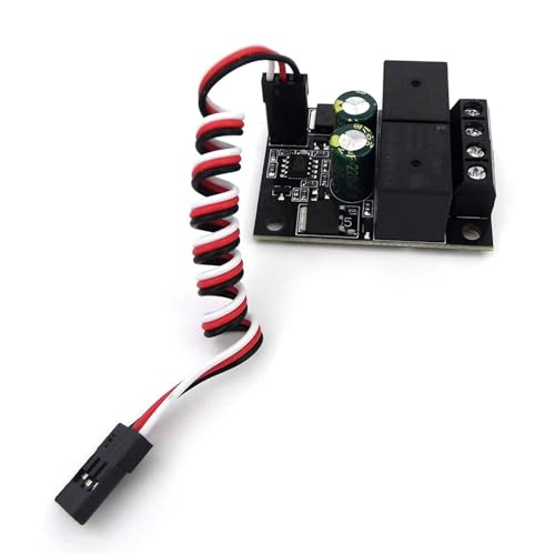 eejinwen 7-28V Gebürsteter Gleichstrommotor-Controller 20A 2-Wege-Empfänger-Steuerschalterrelais Vorwärts Rückwärts 5V/300MA UBEC for RC-Modellbootauto von eejinwen