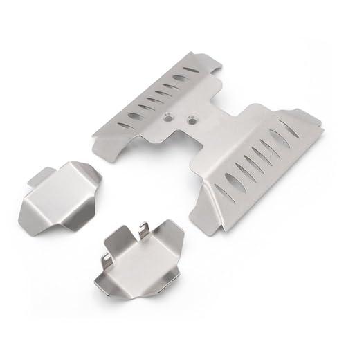 eejinwen Achsenschutzplatte aus Edelstahl, Unterfahrschutz, Chassisschutzplatte for RC-Crawler-Autos, for Axial for Ca-Pra UTB von eejinwen