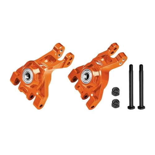 eejinwen Aluminium 7075-t6 Hinterradnabenträger (großes Lager) for TRA-XXAS 1/8 for JATO 4X4 VXL rc Spielzeugautoteile(Orange) von eejinwen