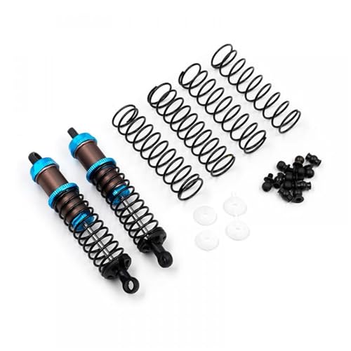 eejinwen Aluminium Big BORE GO 90MM DÄMPFER 2 STÜCKE for 1/10 RC Off Road CAR # for BBG-0090(Blauw) von eejinwen
