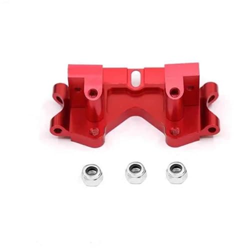 eejinwen Aluminium Front Bulkhead Upgrade Teile for 1/10 for TRX for SLA-sh 2WD for Rus-tler Ersetzen 2530 2530A RC Teile(Rood) von eejinwen