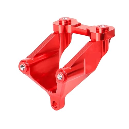 eejinwen Aluminium Heckspoilerhalterung Upgrades Teile Zubehör for 1/16 RC Crawler Auto for LOSI Mini-B Buggy(Rood) von eejinwen