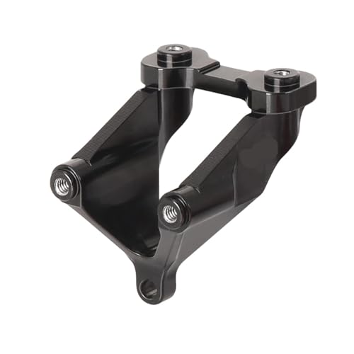 eejinwen Aluminium Heckspoilerhalterung Upgrades Teile Zubehör for 1/16 RC Crawler Auto for LOSI Mini-B Buggy(Zwart) von eejinwen