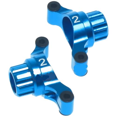 eejinwen Aluminium-Hinterradnabe/Achsschenkelarm 2 Grad for Tam-iya TT02#TT02-007-2BU von eejinwen
