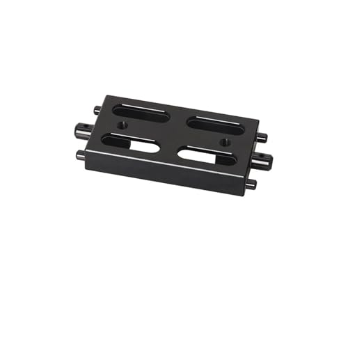 eejinwen Aluminium-Karosserie-Flügelspoilerhalterung, Upgrade-Teile, Zubehör for 1/10 RC-Auto, for TA-Miya, for Hot-Shot II(Zwart) von eejinwen