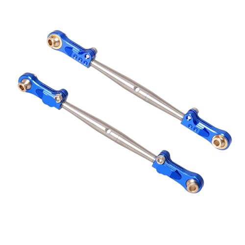 eejinwen Aluminium-Vorderradaufhängungsverbindung, Upgrade-Teile, Zubehör for 1/10 RC Crawler Car for ARR-ma for Fury for Me-ga(Blauw) von eejinwen