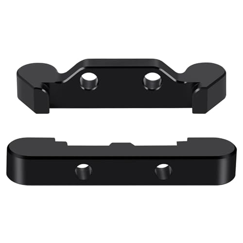 eejinwen Aluminiumlegierung Hintere Armhalterung Spurstangenhalterung Vordere Strebenhalterung Kit for 1/16 for Mini-B 1/18 for Mini-T 2.0 RC Auto Buggy Truck Upgrade(Rear) von eejinwen