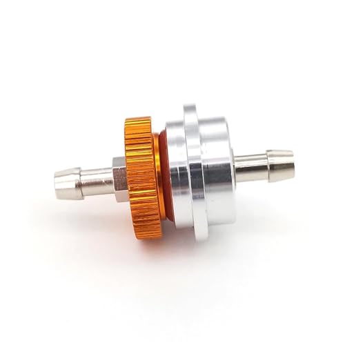 eejinwen CNC-Aluminium-Kraftstoffnippel, Kraftstoffeinfüllstutzen, Nippel, Tankzubehör for Benzin/Nitro-RC-Modellflugzeugboote(Yellow) von eejinwen