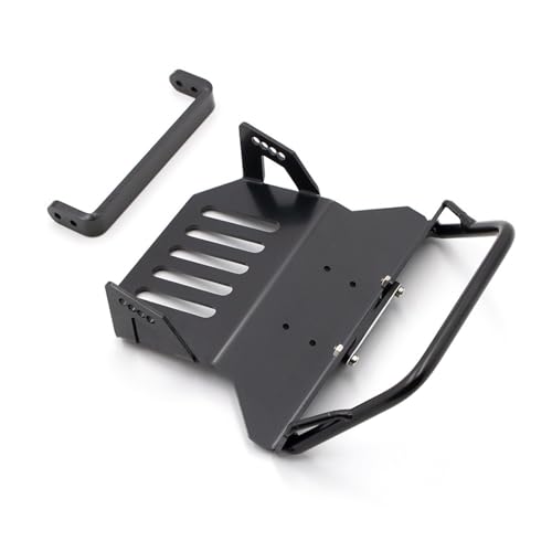 eejinwen CNC-Legierung Frontstoßstange mit Rahmenhalterung Upgrades Teile Zubehör for RC Crawler Car for Tra-xxas 6x6 TRX6 TRX4 von eejinwen