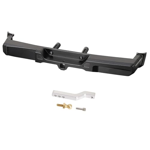 eejinwen CNC-gefräste Aluminium-Heckstoßstange, Upgrade-Teile, Zubehör for RC-Crawler-Autos for Axial for SCX10 III AXI03007 SCX10.3 von eejinwen