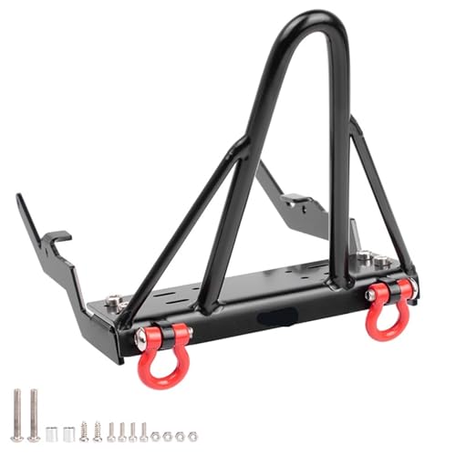 eejinwen CNC-gefräste Frontstoßstange aus Aluminiumlegierung, Upgrade-Teile, Zubehör for RC-Crawler-Autos for Axi-al for Ca-Pra UTB von eejinwen