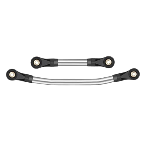 eejinwen Edelstahl High Clearance Chassis Links Link Rod Lenkung Link Set for 1/18 RC Crawler for Re-dcat for Asc-ent-18 Upgrade Teile(Steering Links) von eejinwen