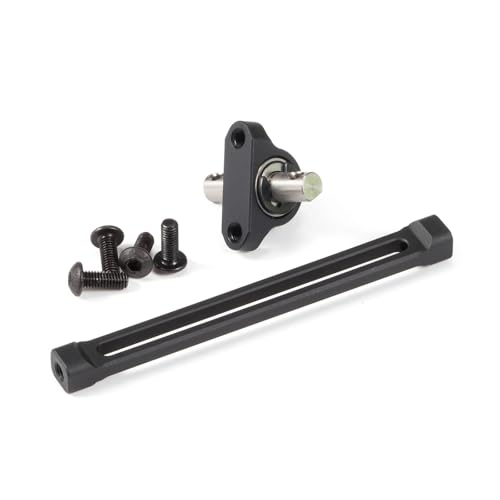 eejinwen Einstellbares Trägerlager, 70 mm Verteilergetriebe for LCG-Chassis 1.9 Shafty for Comp for Rigs for Bu-ild 1/10 RC Crawler Upgrade(Zwart) von eejinwen