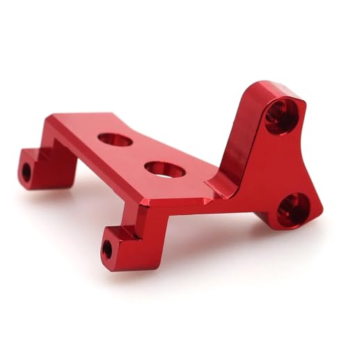 eejinwen Getriebe Diff Lock Servohalterung for Tra-xxas TRX-4 1/10 RC-Auto, Ersatz-Servohalterung aus Aluminiumlegierung, RC-Autozubehör, Reparaturteil(Rood) von eejinwen