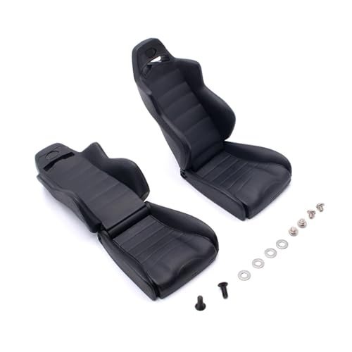 eejinwen Hartplastik-Autositze, Upgrades, Teile, Zubehör for 1/10 RC Crawler Car Axial for Wr-aith(Zwart) von eejinwen