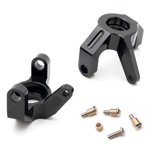 eejinwen Hochleistungs-Aluminiumlegierung, CNC-gefräste Vorderachsschenkel, Upgrade-Teile for RC-Crawler-Autos, Axial for Wra-ith 90048 von eejinwen