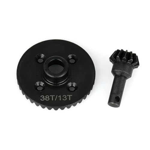 eejinwen Hochleistungs-Differentialgetriebesatz aus gehärtetem Stahl, 38T/13T, Kegelrad-Achsgetriebe for 1/10 RC-Crawler-Auto, Axial for RBX10 RYFT von eejinwen