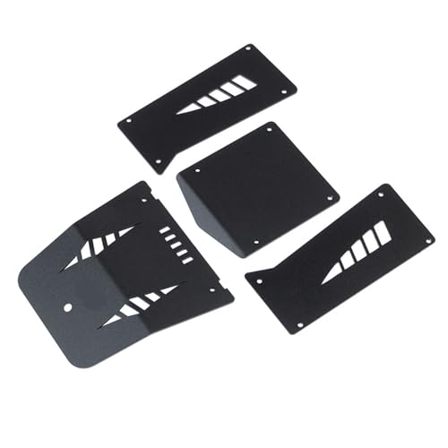 eejinwen Karosserie-Kit aus Aluminiumlegierung, Karosserie-Schutzplatten-Kit, Upgrade-Zubehör for RC-Crawler-Autos, Axial for Cap-ra UTB18 von eejinwen