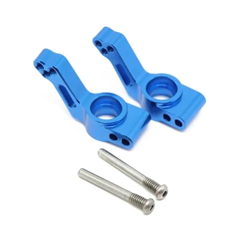 eejinwen Legierung Hinten Hub Carrier (L/R) for 1/10 for Tra-xxas for SLA-sh 2WD RC Auto Upgrade Zubehör(Blue Without Bearing) von eejinwen