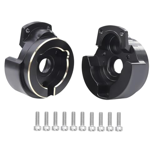 eejinwen Messing-Portal-Frontabdeckungsgewichte 208 g for 1/10 RC Crawler for Van-Quish VS4-10 for Pho-enix F10 Portalachse for LCG for VRD Carbon Kit Lower COG von eejinwen