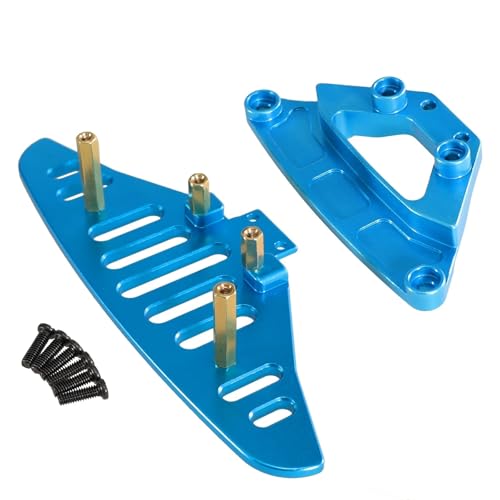eejinwen Metall-Front-Auto-Shell-Säulenbefestigungsteile for Frontkollision MJX for HY-PER GO 14301 14302 14303 1/14 RC-Auto-Upgrade-Zubehör(Blauw) von eejinwen