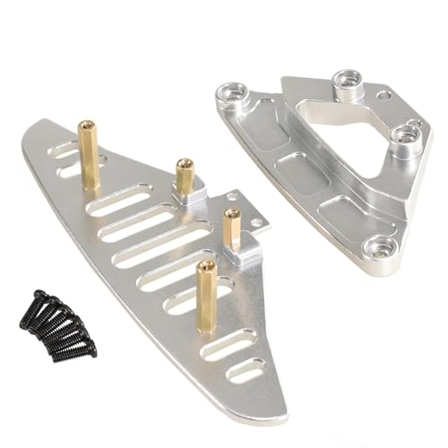 eejinwen Metall-Front-Auto-Shell-Säulenbefestigungsteile for Frontkollision MJX for HY-PER GO 14301 14302 14303 1/14 RC-Auto-Upgrade-Zubehör(Silver) von eejinwen