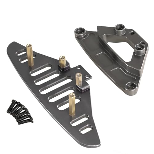 eejinwen Metall-Front-Auto-Shell-Säulenbefestigungsteile for Frontkollision MJX for HY-PER GO 14301 14302 14303 1/14 RC-Auto-Upgrade-Zubehör(Titanium) von eejinwen
