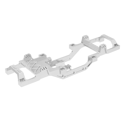 eejinwen Metall-Upgrade, Umrüstung des CNC-Prozess-Chassisrahmens for FMS 1/24 for Xiao-qi FCX24 RC-Autoteile(Silver) von eejinwen