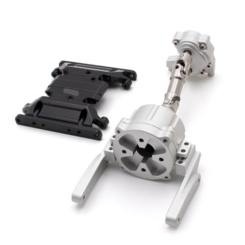 eejinwen Metall for Planetengetriebe, Transfer-Unterfahrschutzplatten, Getriebe-Kit-Upgrades for RC-Crawler-Auto, Axial for SCX10 II 90046(Silver Kit A) von eejinwen