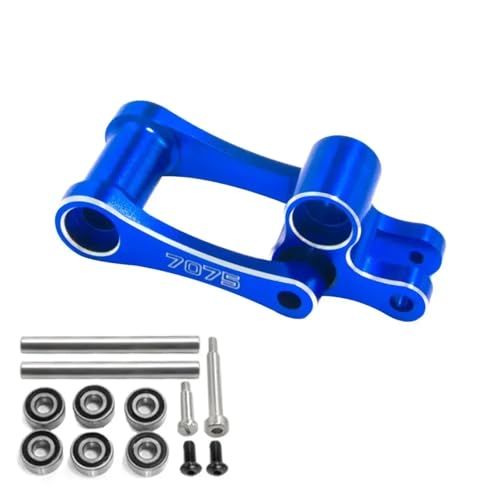eejinwen RC Auto Metall Bremse Lenkung Arm Lenkung Servo Halterung for LOSI 1/4 for Prom-OTO-MX Upgrade Teile Zubehör(Blauw) von eejinwen