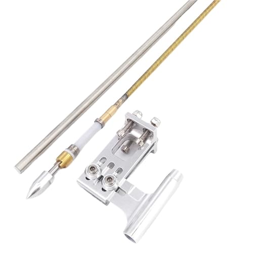 eejinwen RC-Boot Flexible Antriebswelle 4 mm Lager Rechts Links Wellenstrebe Stinger Halterung 400 mm for RC-Schnellboot Mono Oval for VEE-Wasserflugzeug(1set Left Hand) von eejinwen
