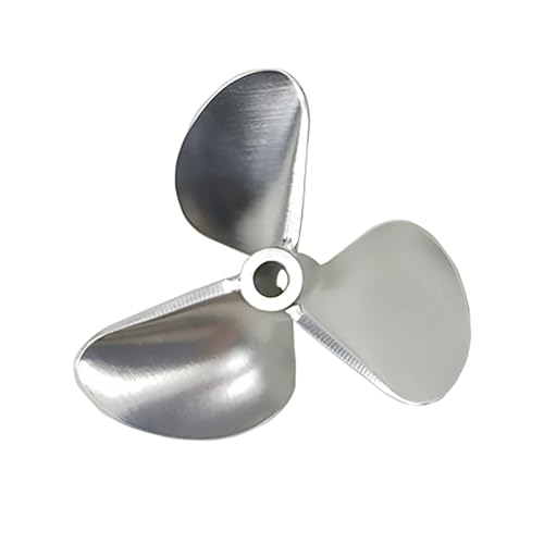 eejinwen RC-Bootspropeller CNC 3-Blatt 6,35 mm 1/4 Zoll 70 mm 72 mm 1470 1472 Pitch 1,4 Propeller for Benzin-Nitro-RC-Schnellboot Oval for Vee-Boot(1PC 1470) von eejinwen