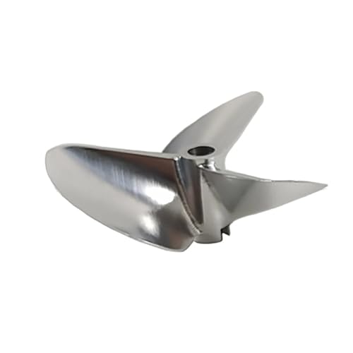 eejinwen RC-Bootspropeller CNC 3-Blatt 6,35 mm 1/4 Zoll 70 mm 72 mm 1470 1472 Pitch 1,4 Propeller for Benzin-Nitro-RC-Schnellboot Oval for Vee-Boot(1PC 1472) von eejinwen