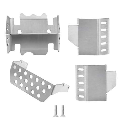 eejinwen RC Guard Armor for CRO-SSRC 1/8 for EM-OX Emo X2 RC Klettern Modell Auto Schild Metall Rüstung Chassis Armor Zubehör von eejinwen