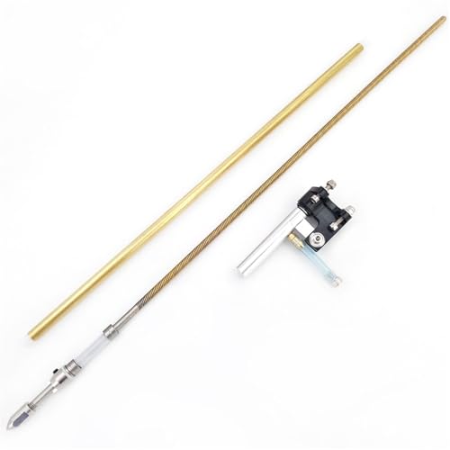 eejinwen RC-Schnellboot, 4,76 mm, 3/16 Zoll, Flexible Welle, rechts und Links, 70 mm Welle for Stin-ger-Federbein-Kits for 70–90 cm Rumpf, RC-Bootsrennen, Mono Vee Oval(1set Left Hand) von eejinwen