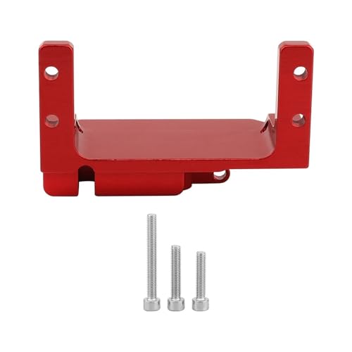 eejinwen SCX10 III Servo auf Achshalterung AR45P Portalachse 4-Link-Aufhängung for 1/10 RC Crawler Car SCX10 III Upgrade-Teile aus Aluminiumlegierung(Rood) von eejinwen