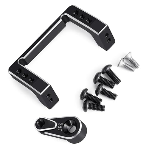 eejinwen Servoarmhalterungen aus Aluminiumlegierung, Block-Servounterstützung for 1/16 RC-Auto-Buggy-Truck for Mini-B-Upgradeteile(Servo Arm Mount) von eejinwen