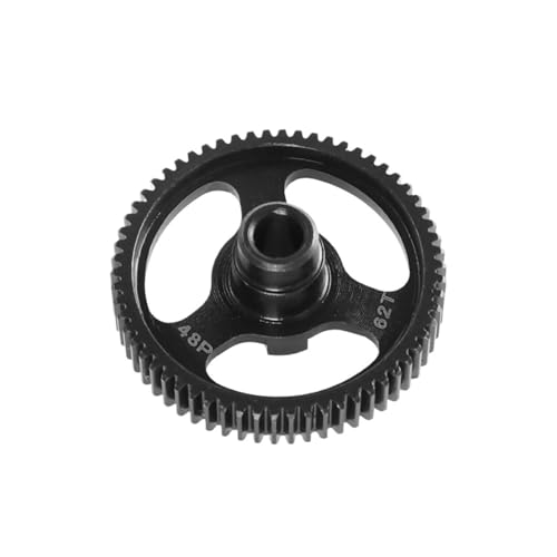 eejinwen Stahl 48P 48T 55T 62T 70T Stirnradgetriebe Getriebe for TRA-XXAS 1/10 4-für Tec 2.0 3.0 RC Auto Upgrade Teile Zubehör(62T) von eejinwen