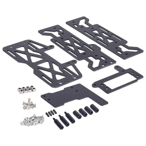 eejinwen Ultraleichtes Carbonfaser-Batteriefach, Servohalterung, ESC-Halterungssatz for 1/10 RC for Van-Quish VS4-10 for Pho-enix for Ultra Pro for for-dyce for LCG-Teil eejinwen Ultraleichtes Carbonfaser-Batteriefach, Servohalterung, ESC-Halterungssatz for 1/10 RC for Van-Quish VS4-10 for Pho-enix for Ultra Pro for for-dyce for LCG-Teil von eejinwen