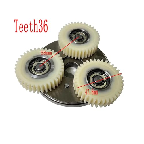 eejinwen for Ba-fang for Fat for HUB-Motor RM G062.1000D G062.750D Kupplung Nylon-Getriebebaugruppe Ersatzteilersatz von eejinwen