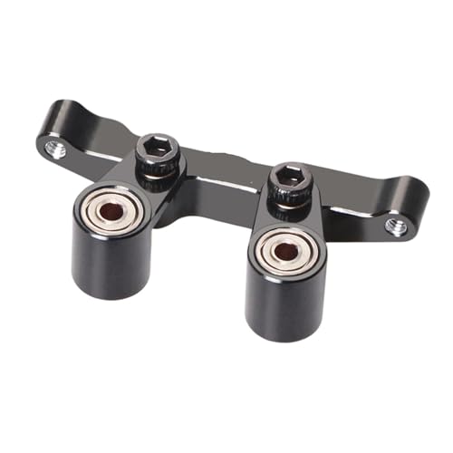 eejinwen for CNC Aluminium Front Steering Kit Upgrades Teile Zubehör for 1/24 RC Crawler Auto LOSI for Mi-(Zwart) von eejinwen