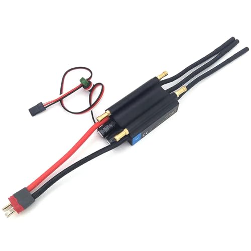 eejinwen for FLYC-OLOR 2-6S Bürstenloser Motor ESC 90A Vorwärts-Rückwärts-Wasserkühlungs-Drehzahlregler for RC-Boot-Monoboot-Marine-Wasserflugzeug(with T Plug) von eejinwen