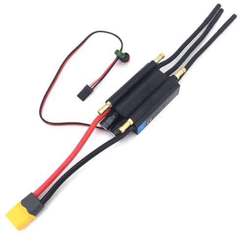 eejinwen for FLYC-OLOR 2-6S Bürstenloser Motor ESC 90A Vorwärts-Rückwärts-Wasserkühlungs-Drehzahlregler for RC-Boot-Monoboot-Marine-Wasserflugzeug(with XT60 Plug) von eejinwen