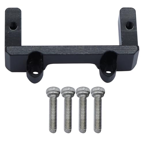 eejinwen for FMS Metall Servo Halterung for 1/24 for Xiao-qi FCX24 RC Crawler Auto Upgrades Teile Zubehör(Zwart) von eejinwen