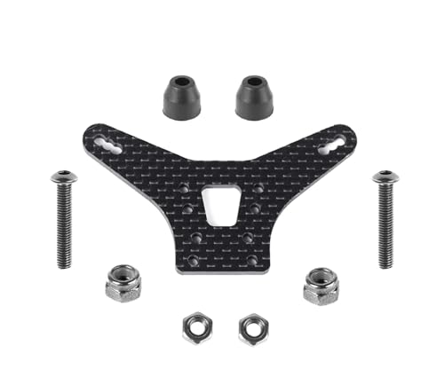 eejinwen for LC Racing L5030 Stoßdämpferbrücke aus Kohlefaser hinten (für BHC-1) von eejinwen